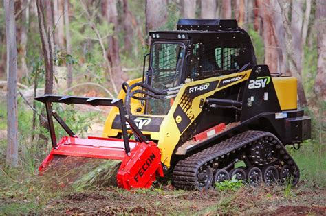 tree clearing with skid steer|brush clearing attachment for tractor.